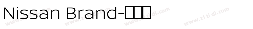 Nissan Brand字体转换 Nissan Brand字体转换